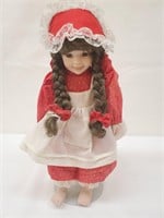Porcelain Doll Little Red Riding Hood