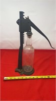 Vintage Wine Bottle Cap Sealer w bottle