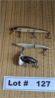 ANTIQUE LURES - JITTERBUG, ZARA GOSSA, AND WOPPER