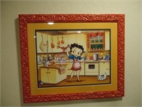 Framed BETTY BOOP Print - Numbered