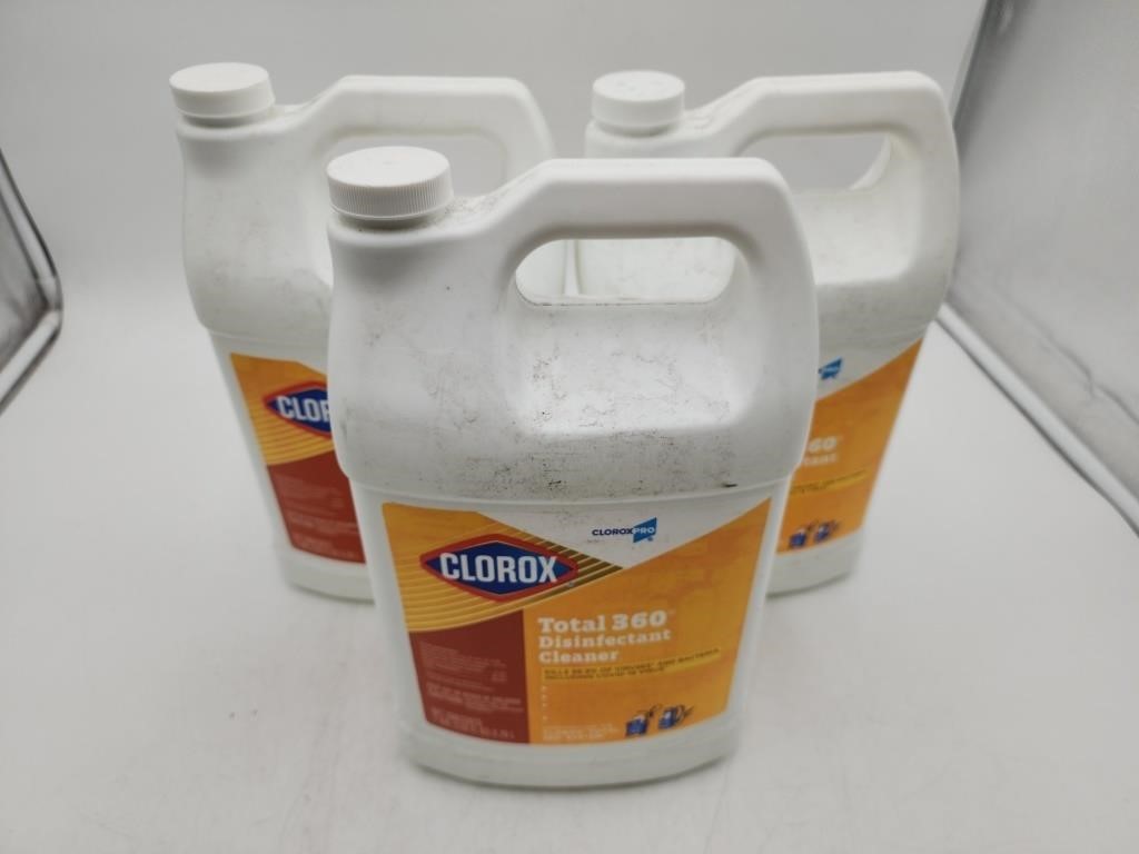 Lot of 3 Clorox Total 360 Disinfectant Cleaner