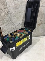 150 Rounds 16 GA. Ammo, Some Slugs w/ New Ammo Box