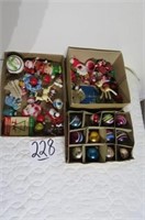 VARIETY OF CHRISTMAS ORNAMENTS