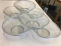 6 New Bowl Style Strainers