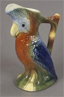Vintage California Parrot Pottery Pitcher #6555