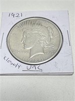 1921 Peace Closely UNC