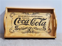 Coca-Cola Wood Serving Tray