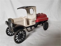 CAST IRON FUEL TRUCK TOY