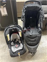 Chicco stroller, car seat & base- wheel broken on