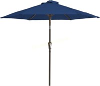 MUCHENGHY Patio Umbrella 7.5FT Navy Blue