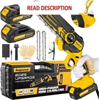 Mini Chainsaw 6Inch  Electric Cordless 2023