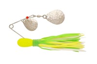 H&h Double Spinner Green/chrt/white 3/8oz Lure 6pc