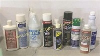 Assorted Cleaning Products: Concrete Protector,