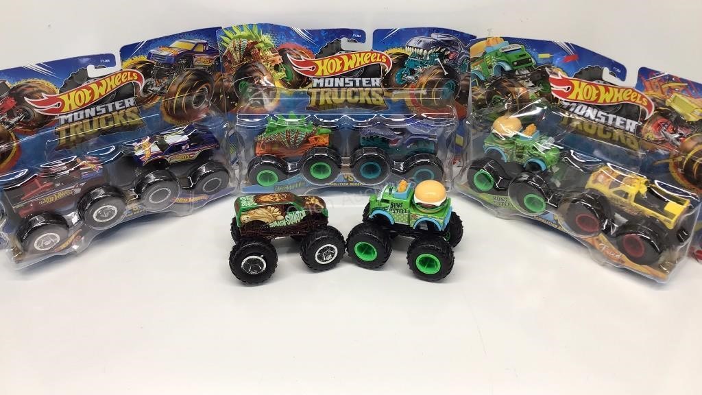 8 Hot Wheels Monster Trucks Lot