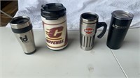4 Travel Coffee Mugs