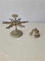 Vintage Standard receipt holder and bell