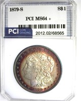 1879-S Morgan PCI MS64+ Great Color