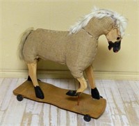 Vintage Ride Along Child's Horse Pull Toy.