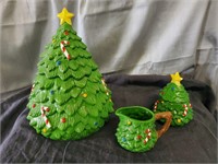3 Piece Christmas Cookie and Tea Set