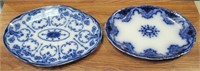 (2) Small Flow Blue Platters
