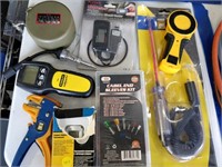 lot of electronic tools , testers ,  etc untested