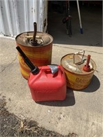 3 Gas Cans