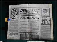 1992 Dek Plans Paper