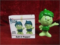 Green Giant Sprout shaker, rubber figure.