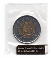 2011 Canada $2 Boreal Forests