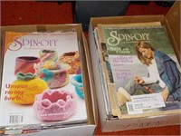 2 boxes of Spin Off magazines UPSTAIRS BEDROOM 4