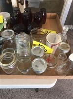 Canning jars & glassware