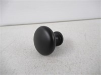 (10) Cabinet Knob, Black