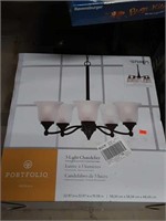Portfolio 5 light chandelier