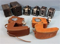 (8) Vintage Kodak Cameras