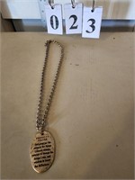 Serenity Prayer Necklace