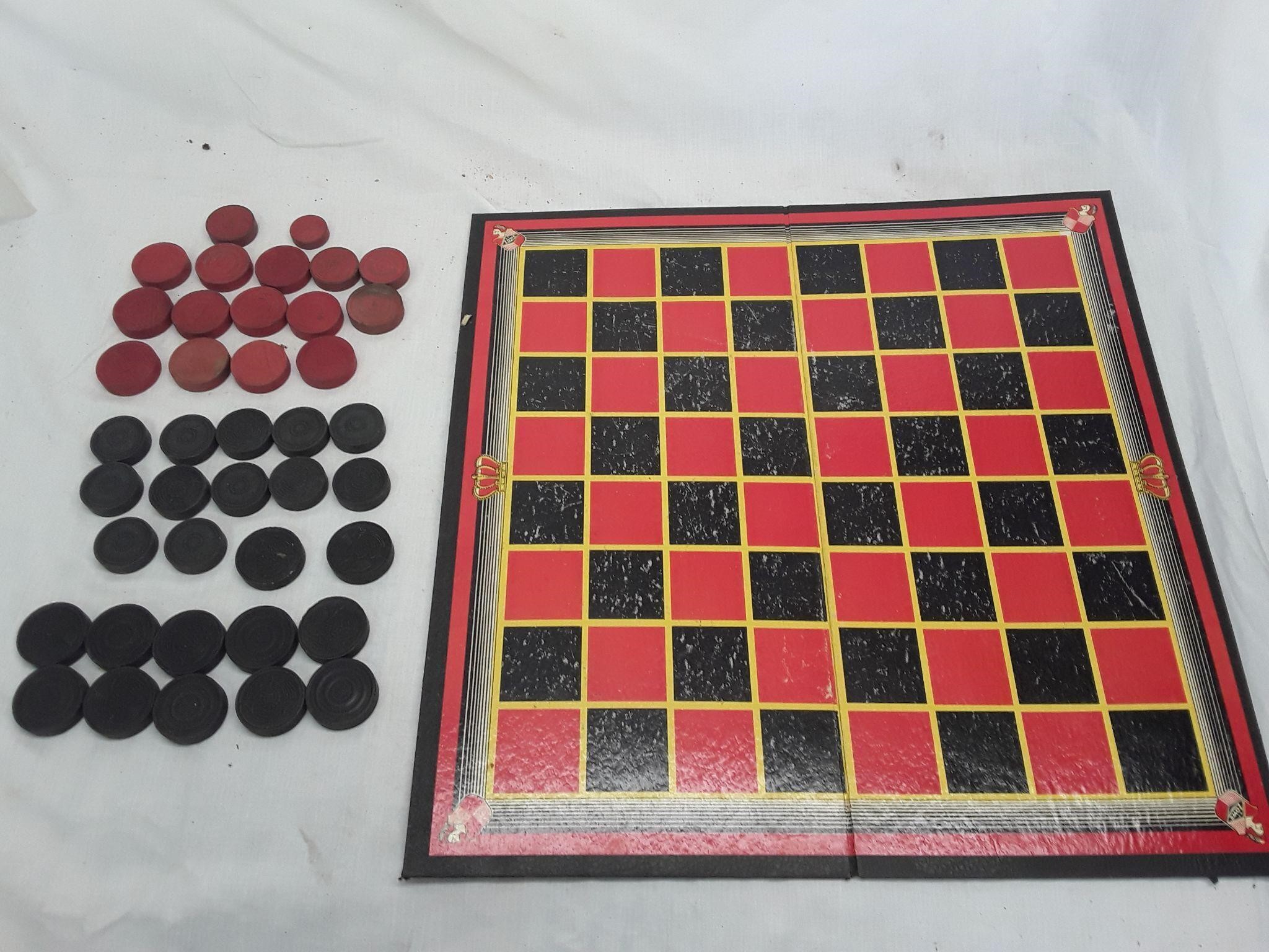 Vintage Checker Board