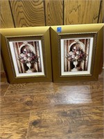 2-framed Floral Prints