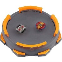 Beyblade battle arena with beyblades