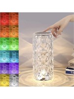 Like new Crystal Lamp,16 Colors Ambient Light,