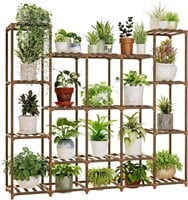 Bamworld Large Plant Stand Indoor Plant Shelf