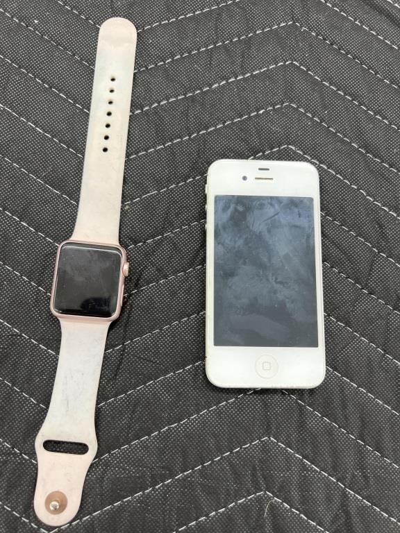 iPhone 4 & Apple Watch (condition unknown)