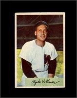 1954 Bowman #136 Clyde Vollmer P/F to GD+