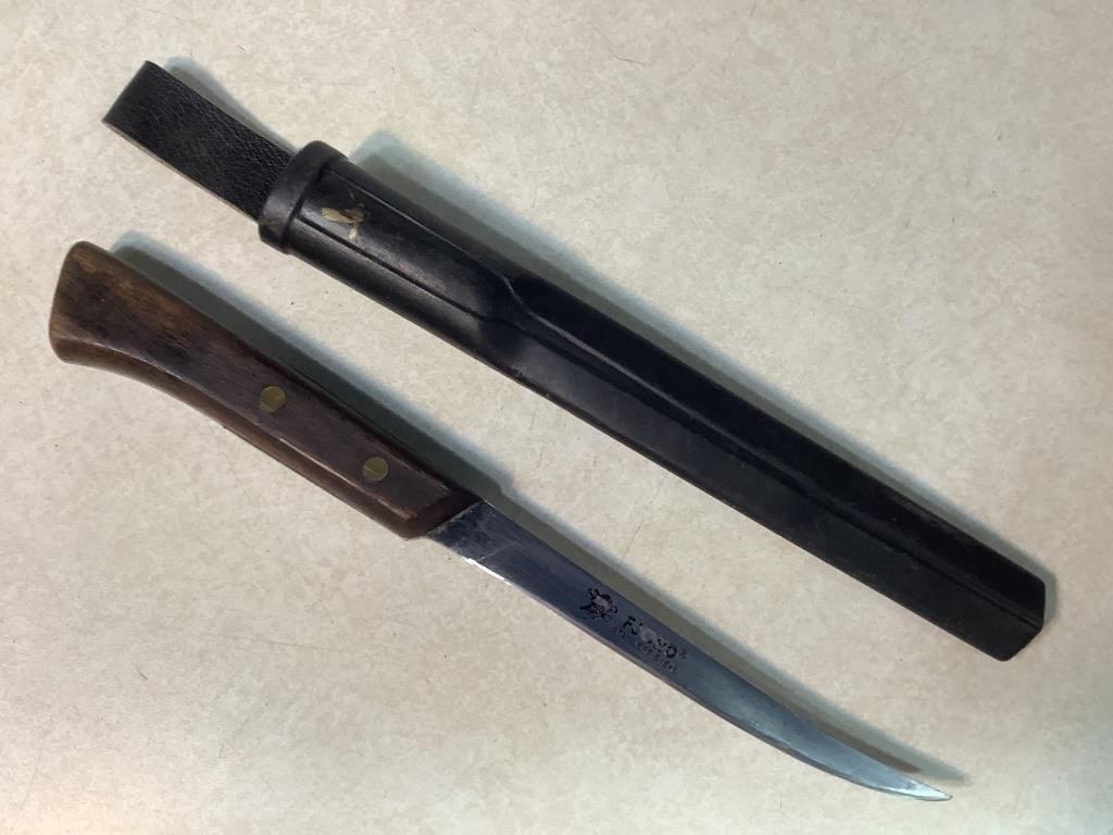 Fillet Knife W/Sheath, FJORD, 11in Long
