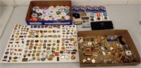 Huge Lot of Pins, Medals, Patches, Pinbacks & More