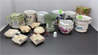 Misc lot: ashtrays, mugs etc