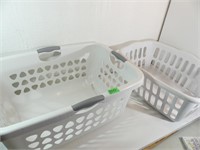 2 Laundry Baskets 71 L and 53 L