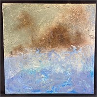 Etta Jean Juge Untitled Encaustic Mixed Media