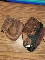 Vintage Rawlings & MacGregor Baseball Gloves
