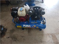 , gas powered air compressor with Honda engine