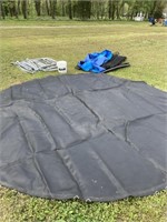 14’  TRAMPOLINE WITH SPRING PROTECTION MAT AND